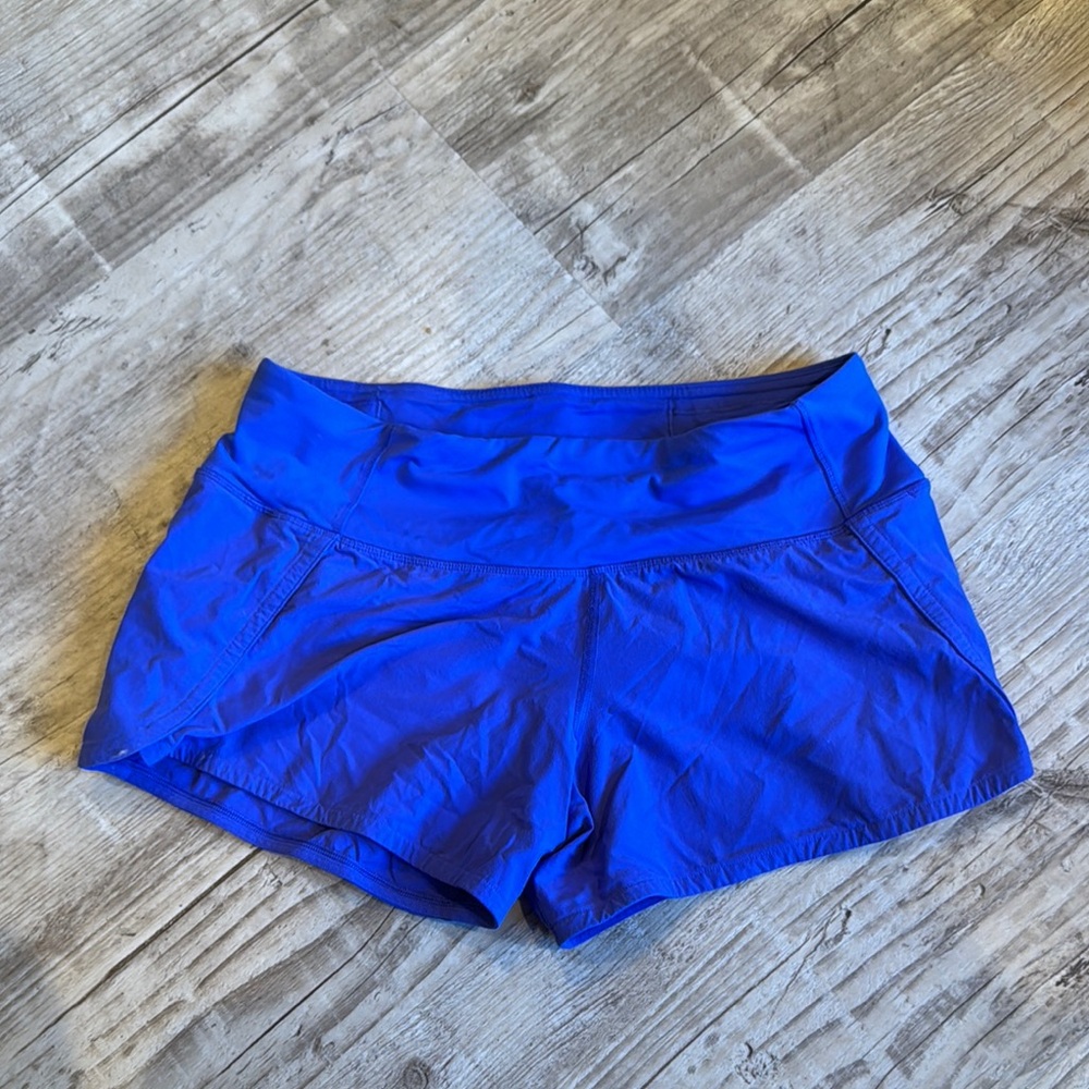 Lululemon Athletica Blue Athletic Shorts Performance Fit